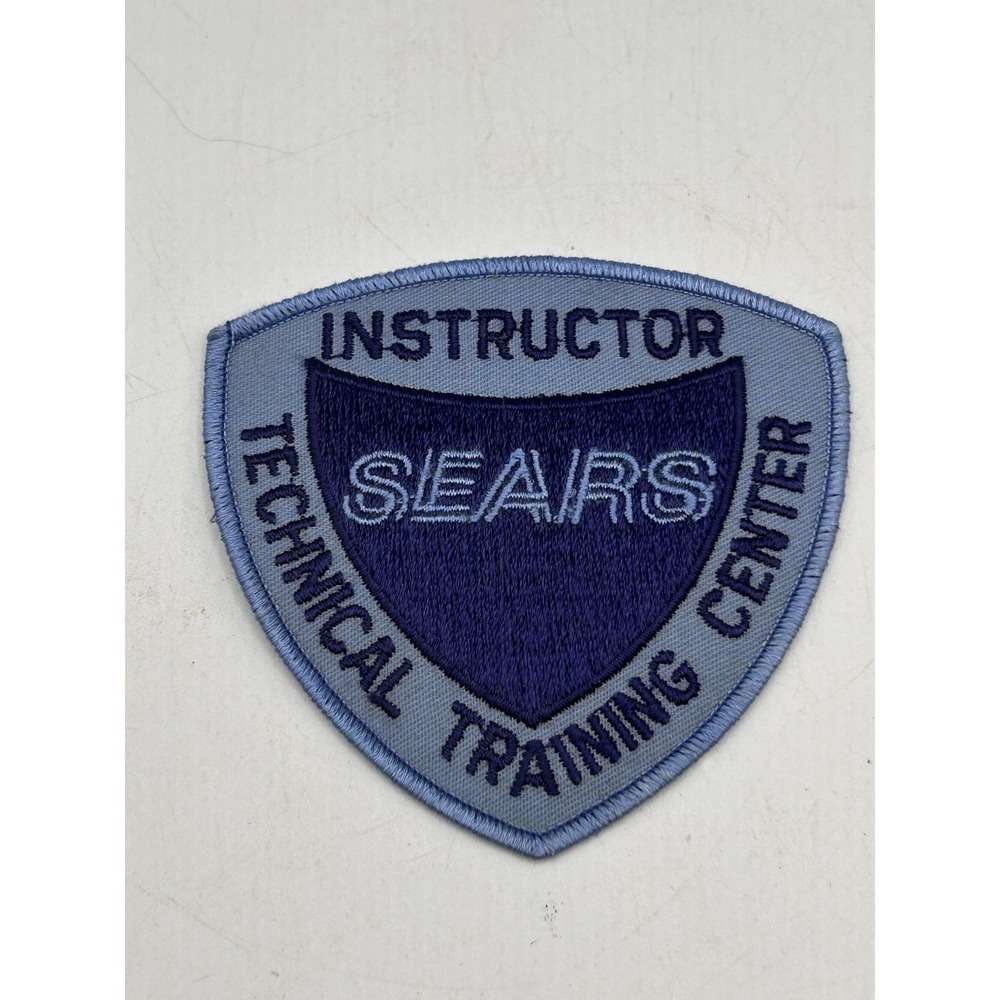 Vintage SEARS Technical Training Center Instructor Automotive Mechanic Patch
